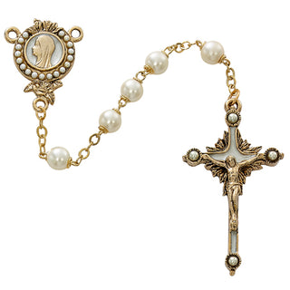 7MM Pearls Of Mary Rosary