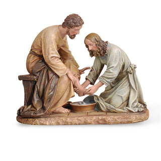 6.5-Inch Jesus Washing Feet Figure - Renaissance Collection