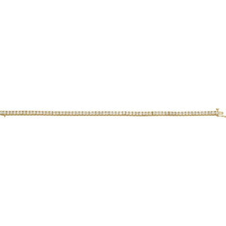 14K Yellow 4 CTW Lab-Grown Diamond Line 7 1/4" Bracelet