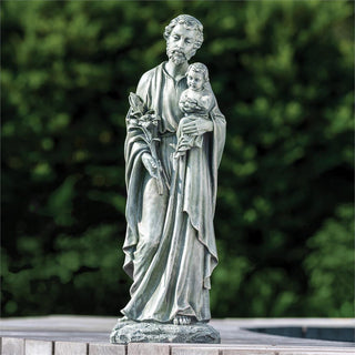 20-Inch St Joseph Garden Statue