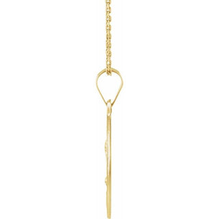 14K Yellow Hollow St. Matthew Medal