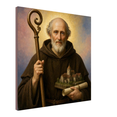 St. Romanus of Condat - Devotional Canvas