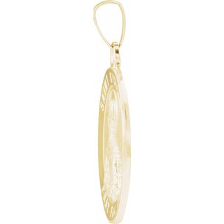 14K Yellow St. Nicholas Medal Pendant 