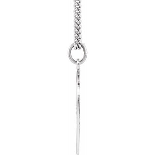 Sterling Silver Miz Pah 24" Necklace