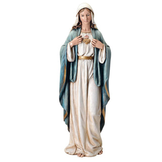 37-Inch Immaculate Heart Of Mary Figure - Renaissance Collection