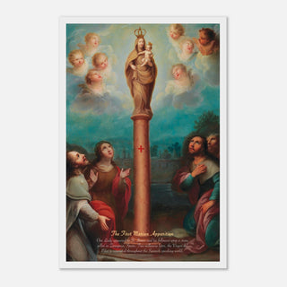 Our Lady Appearing to St. James Framed Print - view 2