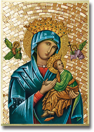 Our Lady Of Perpetual Help Mosaic Plaque - SALE