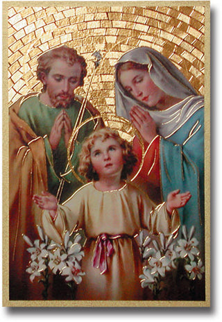 Holy Family Mosaic Plaque - SALE