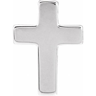 Platinum Petite Cross Slide Pendant