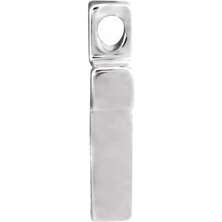 Platinum Petite Cross Slide Pendant