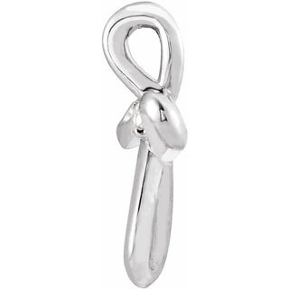 Sterling Silver .015 CTW Natural Diamond Cross Pendant