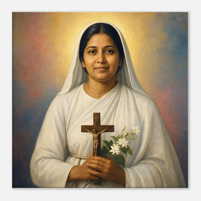 St. Mariam Thresia Mankidiyan - Devotional Canvas