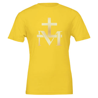 Miraculous Medal 'M' and Cross T-Shirt - view 4