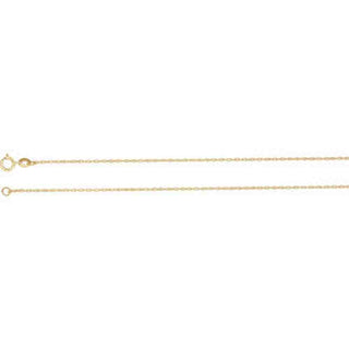 24-inch Rope Chain with Spring Ring - 14K Yellow Gold