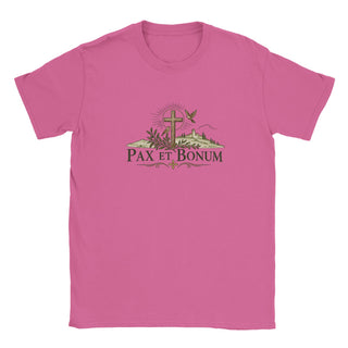 St. Francis of Assisi Pax et Bonum Wooden Cross T-Shirt - view 5