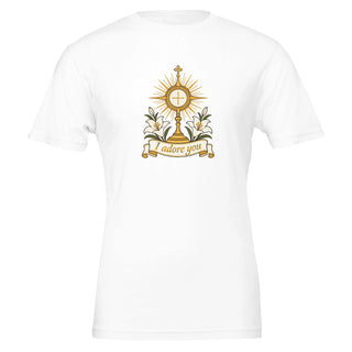 'I Adore You' Lilies and Monstrance T-Shirt - view 7