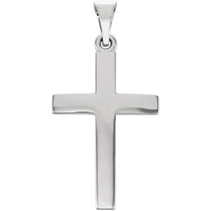 Sterling Silver 20x13.7 MM Cross Pendant