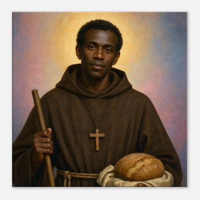 St. Benedict the Moor - Devotional Canvas