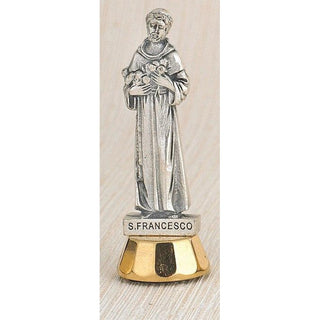 6-pack - Saint Francis Adhesive 3 inch Mini Statue