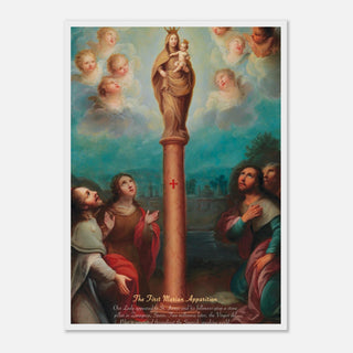Our Lady Appearing to St. James Framed Print - view 5