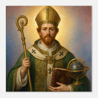 St. Virgil of Salzburg - Devotional Canvas
