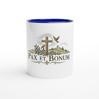 Pax et Bonum Wooden Cross Color Mug - view 5