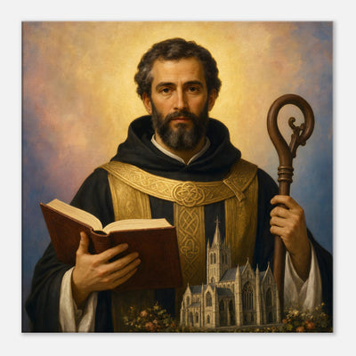 St. Augustine of Canterbury - Devotional Canvas