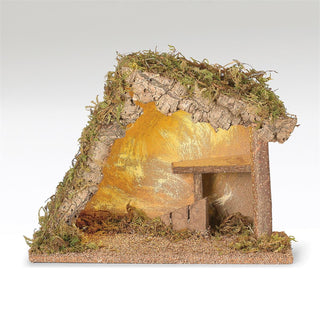 9-Inch Led Italian Stable For 5-Inch Scale Nativity Figures
