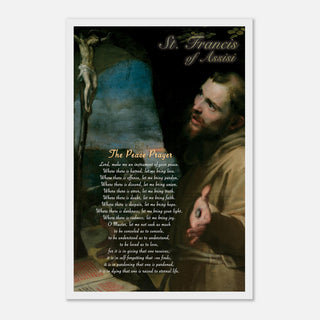 St. Francis Peace Prayer Framed Print - view 2