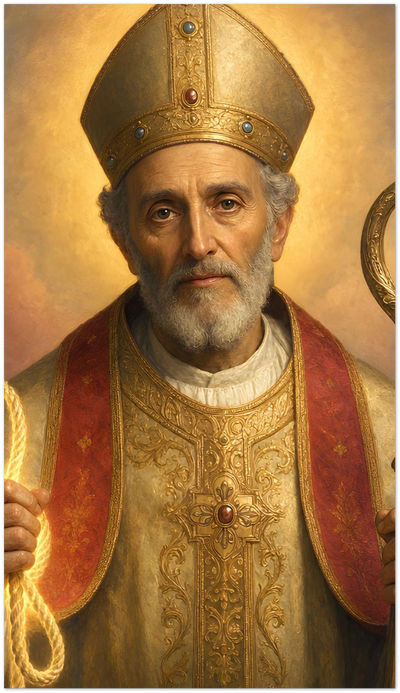 St. Leo of Catania Holy Cards