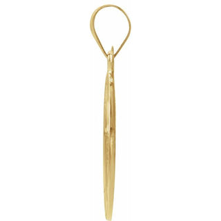 14K Yellow Infant of Prague Medal   