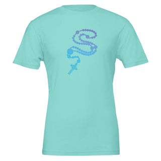 Blue and Purple Rosary T-Shirt - view 2