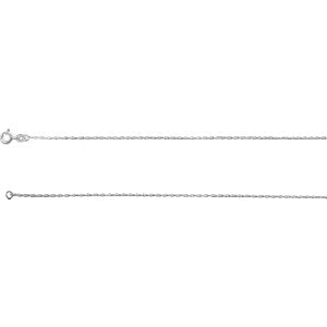 24-inch Rope Chain with Spring Ring - Sterling Silver