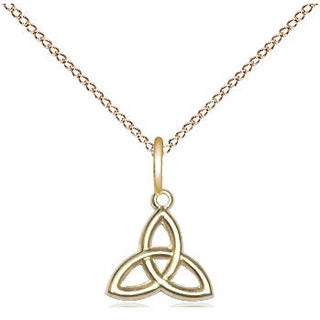 14kt Gold Trinity Irish Knot Medal