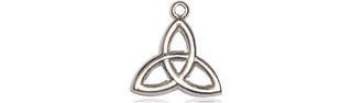 Sterling Silver Trinity Irish Knot Medal Religious and Catholic Jewelry