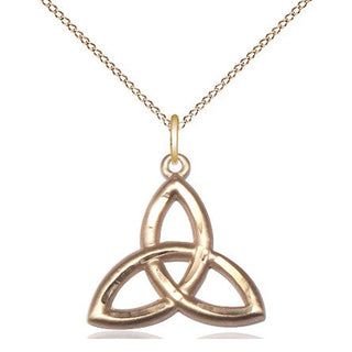 14kt Gold Trinity Irish Knot Medal
