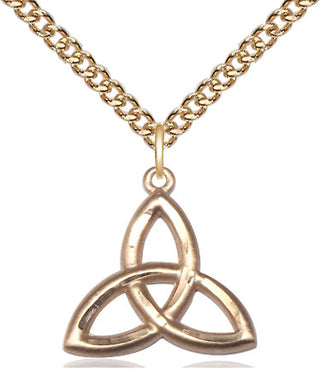 14kt Gold Trinity Irish Knot Medal