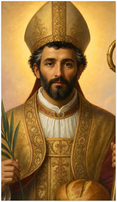 St. Donatus of Arezzo Holy Cards