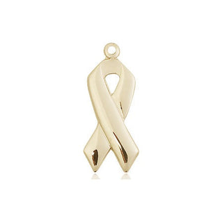 14kt Gold Cancer Awareness Medal