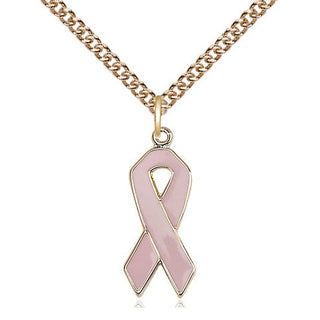 14kt Gold Filled Cancer Awareness Medal Religious Jewelry