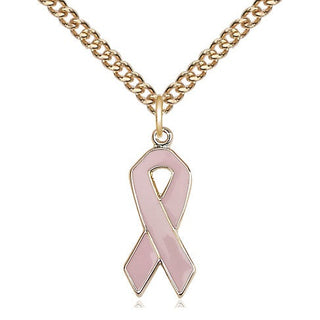 14kt Gold Filled Cancer Awareness Medal Religious Jewelry