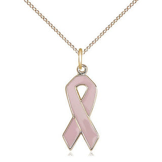 14kt Gold Cancer Awareness Medal