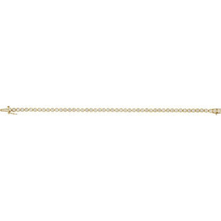 14K Yellow 2 CTW Natural Diamond Line 7 1/4" Bracelet