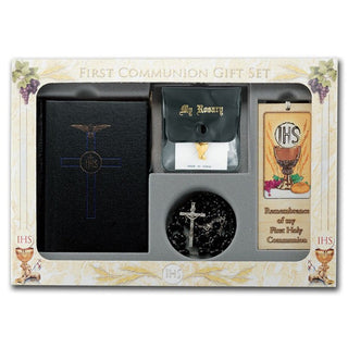 Blessed Trinity Set with New Mass And Skivertex Covered Book