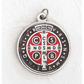 Bulk Saint Benedict Foil Medals Black and Red