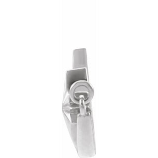 Sterling Silver Crescent Moon & Star Necklace Center  