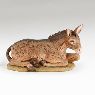 50-Inch Scale Seated Donkey Nativity Figure