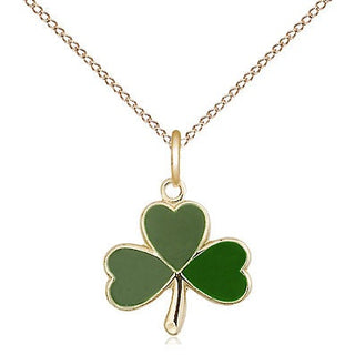 14kt Gold Shamrock Medal