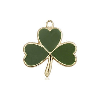 14kt Gold Filled Shamrock Medal