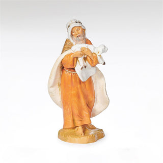 7.5-Inch Scale Isaiah, Shepherd With Sheep - Nativity Figure